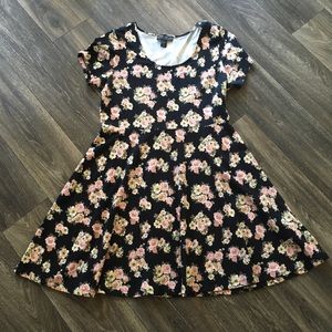 Forever21+ floral A-line dress